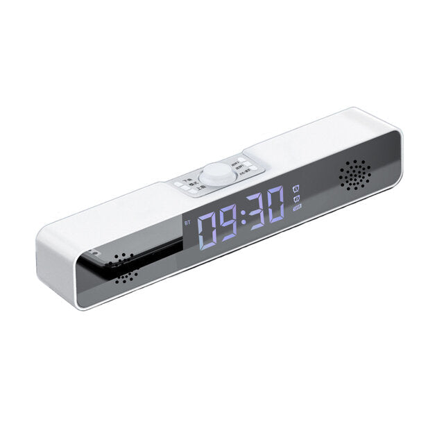 Subwoofer Alarm Clock Super Bass Speakers Hi-Fi USB Wireless Bluetooth Computer Desktop Speaker Audio