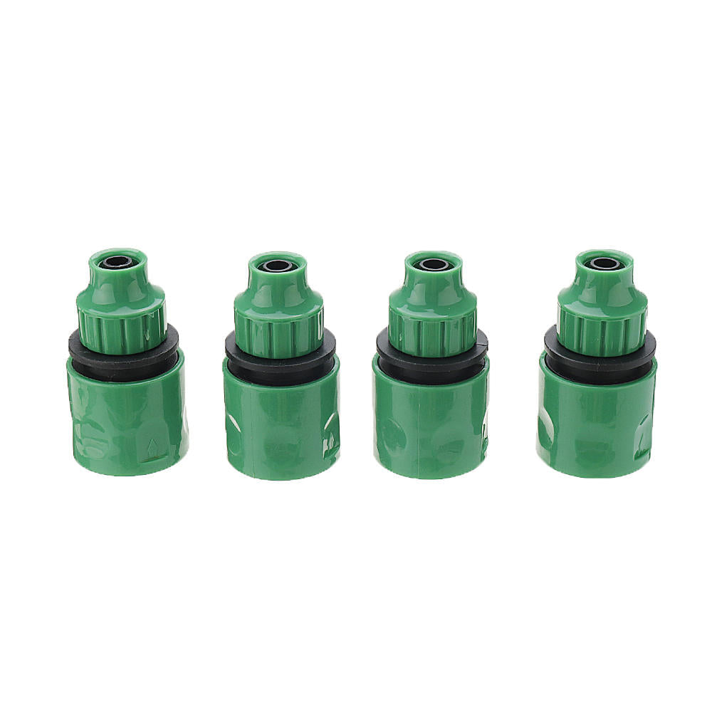 Universal 4 Way Garden Hose Splitter Tap Manifold for 1/2" 3/4" 1" Faucet Shut Off Connector Water Pipe Divider Quick Adapter Outdoor Irrigation
