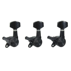 6pcs Locking Guitar Tuners Tuning Keys Pegs Bass Machine Heads Black