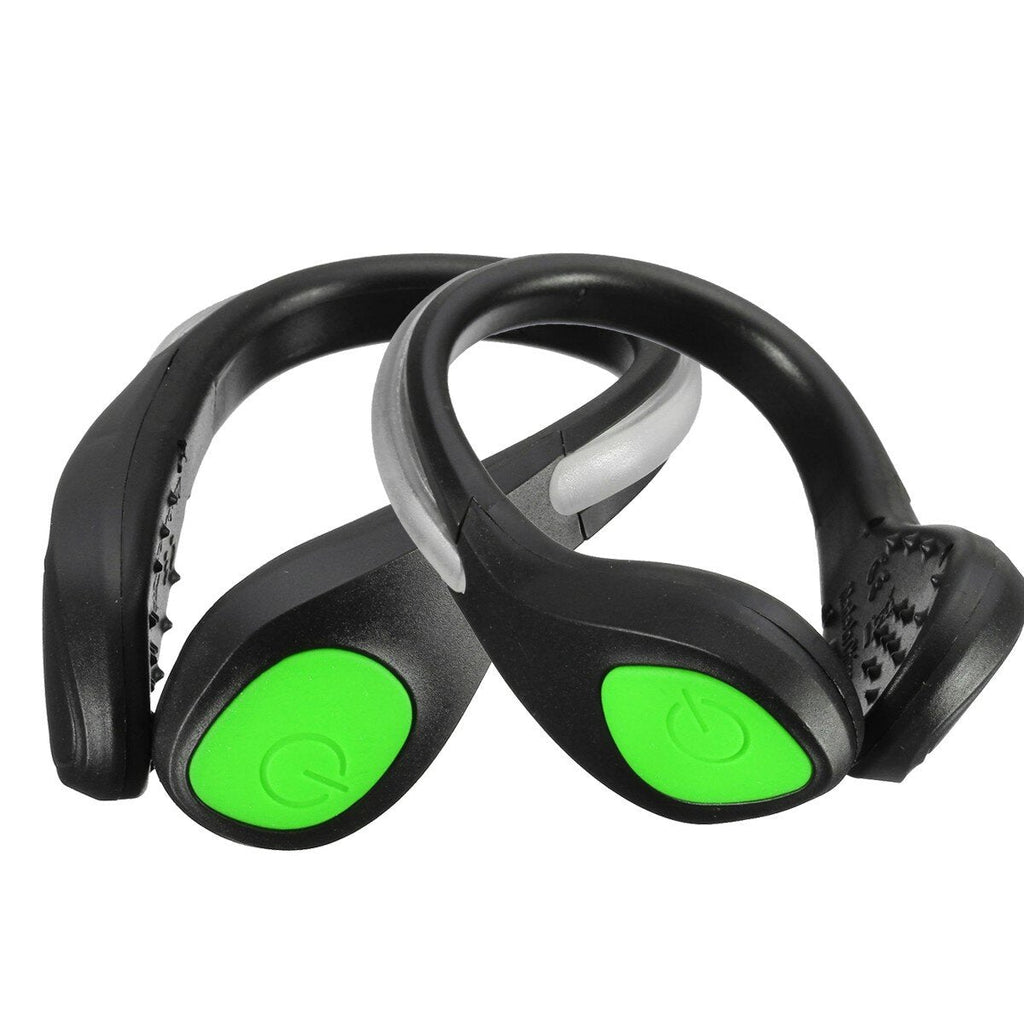 1Pair LED Luminous Shoe Clip Light Outdoor Bicycle Sports Safety Night Warn Lamp for Safety Taillight