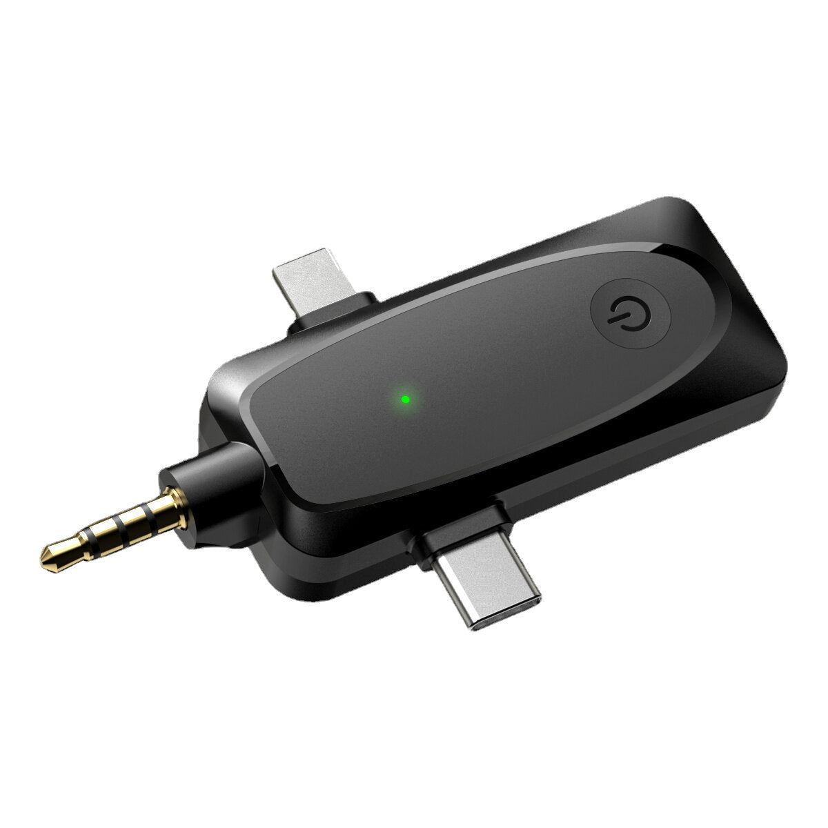 2.4 GHz Wireless Microphone Plug Play Lavalier Noise Reduction MIC Professional Recording Live Streaming Webcast Game for Camera Smart Phone