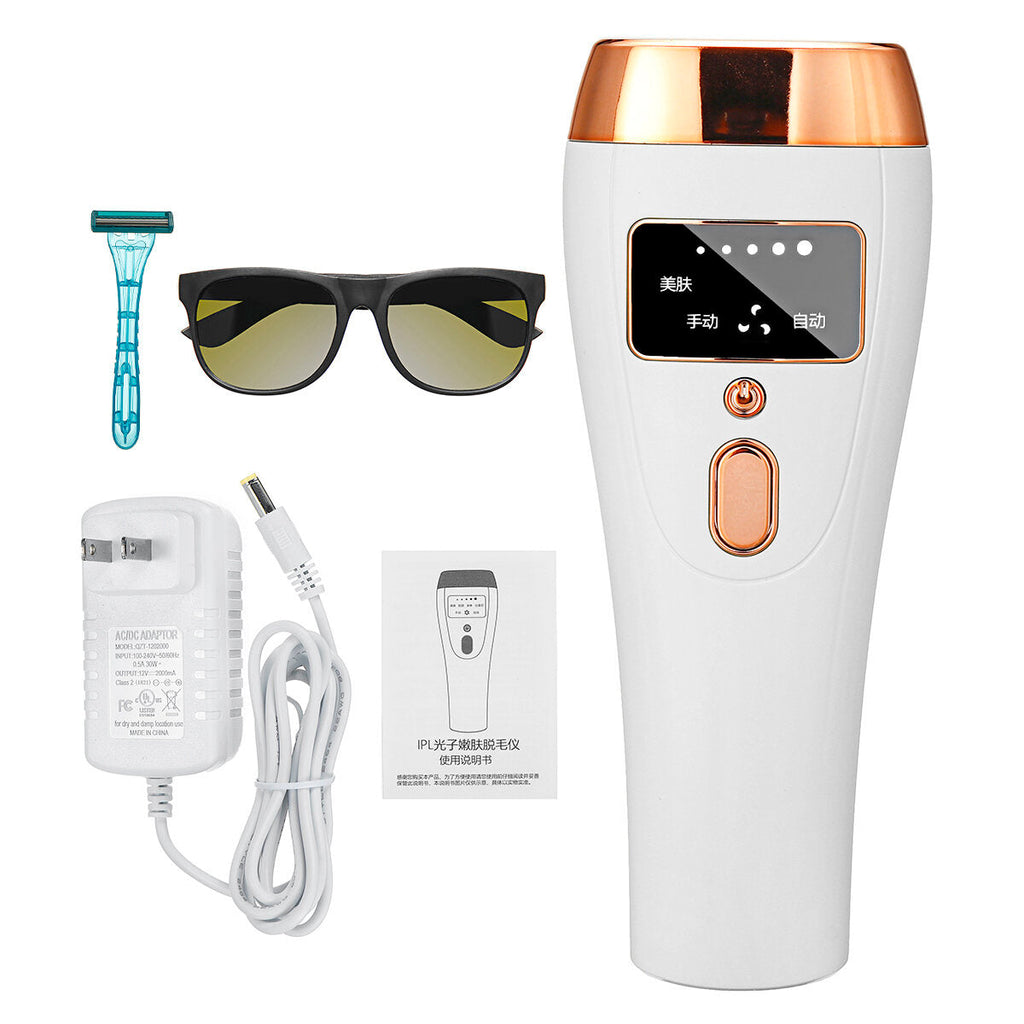 999,999 Flashes IPL LCD Permanent Hair Removal Device 5 Modes Laser Painless Epilator