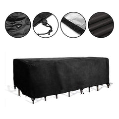 600D Poliestere Furniture Cover Waterproof Table Chair PVC Protector Cover Outdoor Garden Patio
