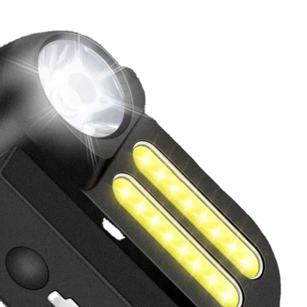 650LM XPE Headlight Far Near Distance Bike Front Light USB Rechargeable 4 Modes 90 Adjustable Waterproof Camping Hiking Cycling Fishing Light