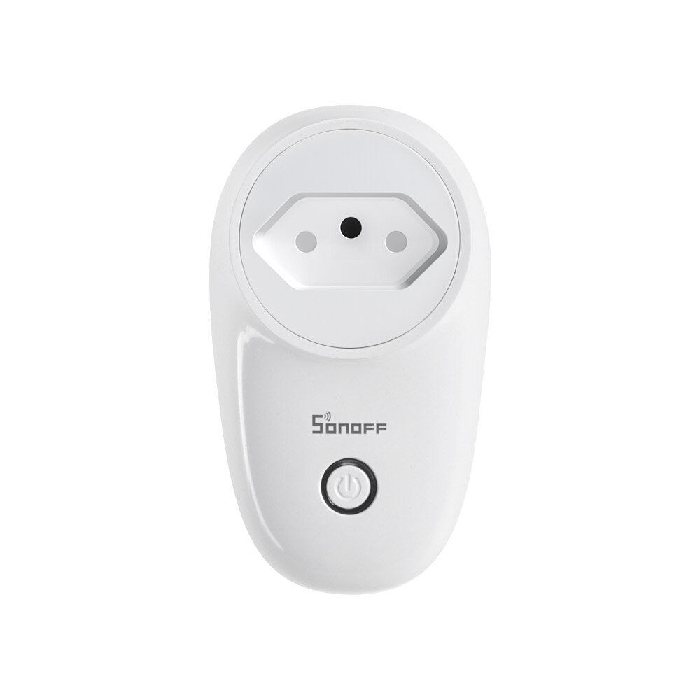 BR Plug Smart WIFI Socket BR Wireless Plug Power Sockets Smart Home Switch Work With Alexa Google Assistant IFTTT,10Pcs S26 10A AC90V-250V