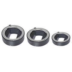 10mm 16mm 21mm E-Mount Metal Auto Focus Macro Extension Tube Ring for Sony A7 A7II A7III A7SII A6000 A6300 A6500 NEX 5 Mirrorless Camera Adapter Ring