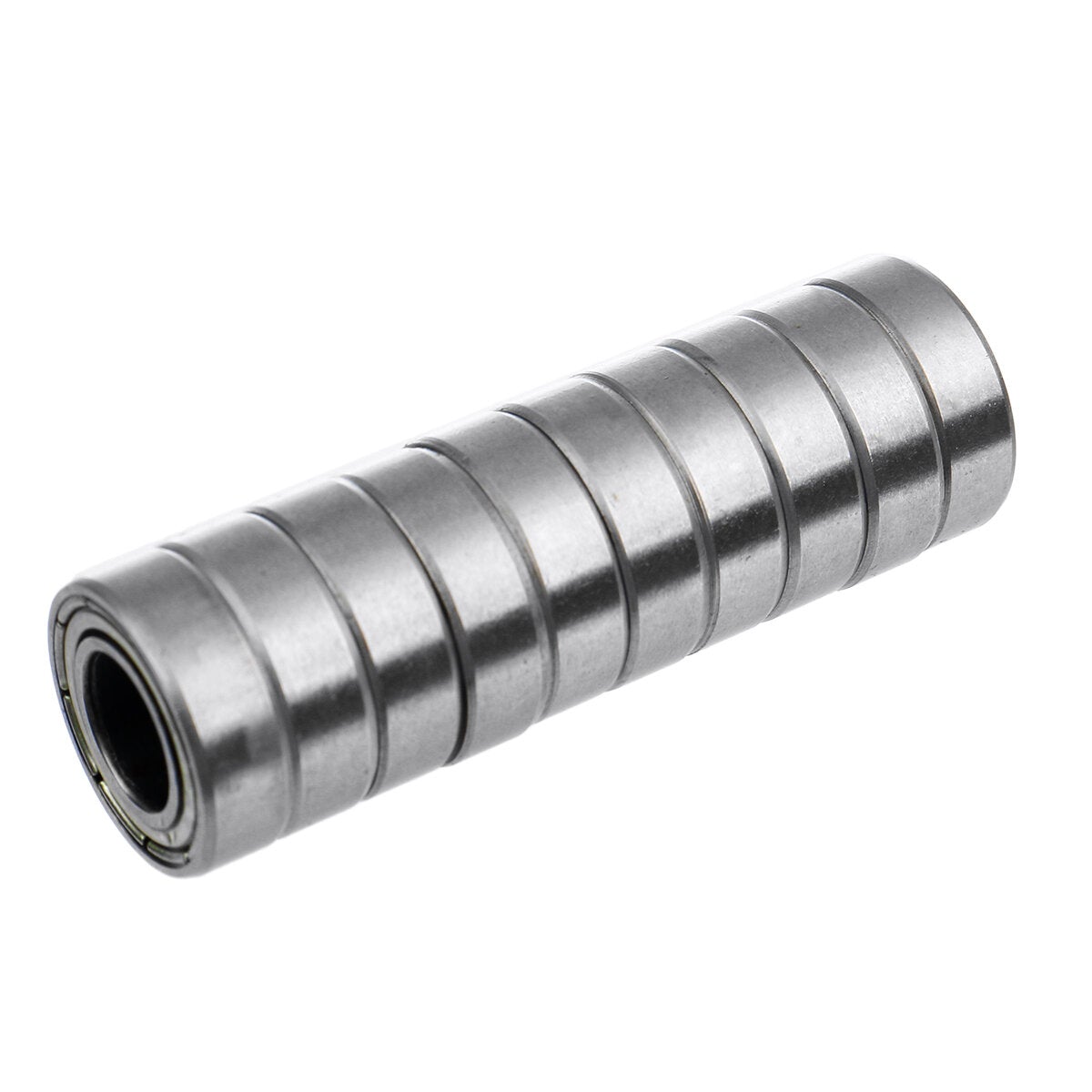 10pcs Miniature Bearings Ball Bearings Metal Double Shielded Bearing Steel