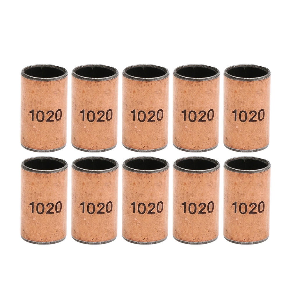 10pcs 10x12x20mm Ball Bearing Bushing Copper Alloy Bearing Bushing