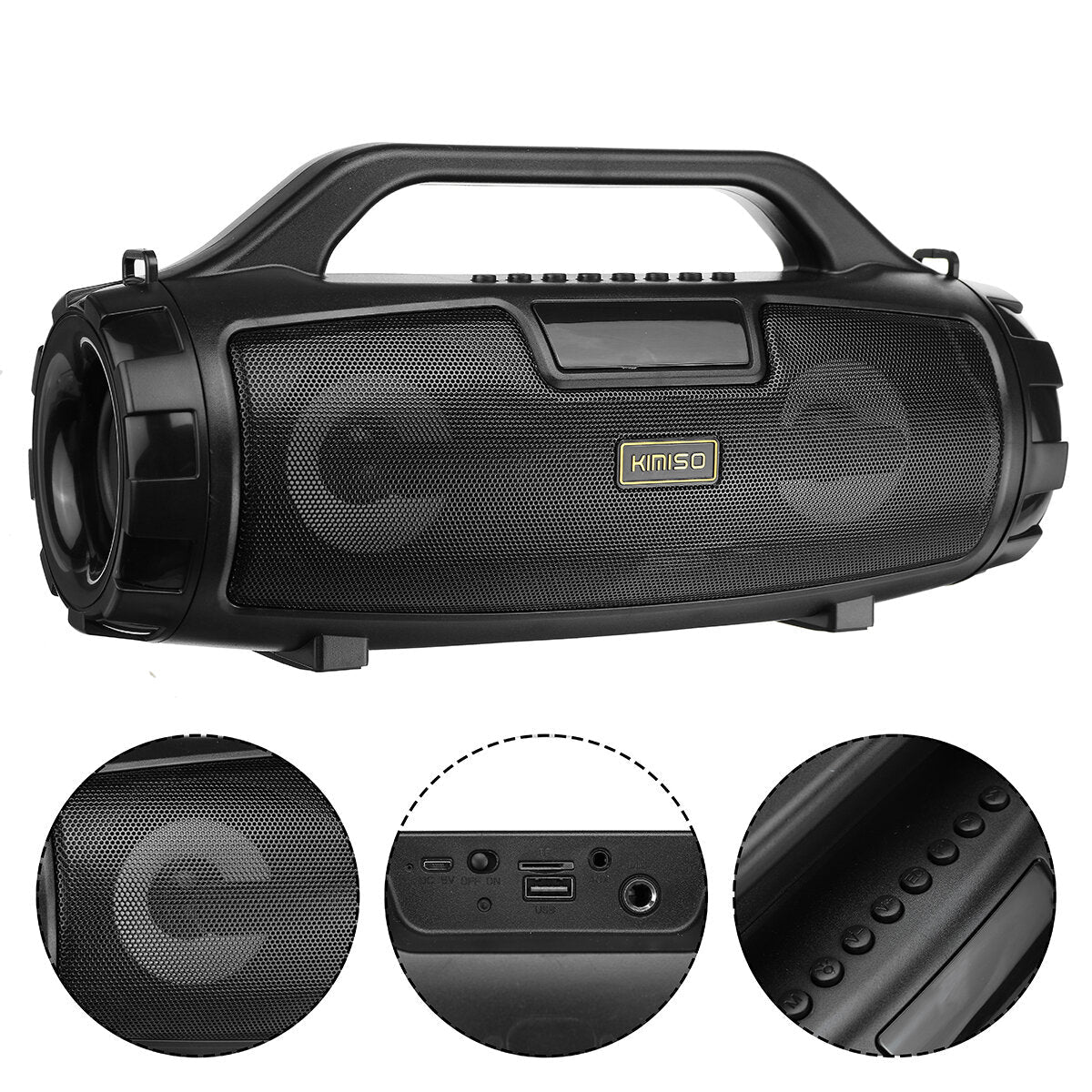 Portable Bluetooth 5.1 Speakers Wireless Stereo Bass Support USB TF Radio Outdoor Stereo HiFi