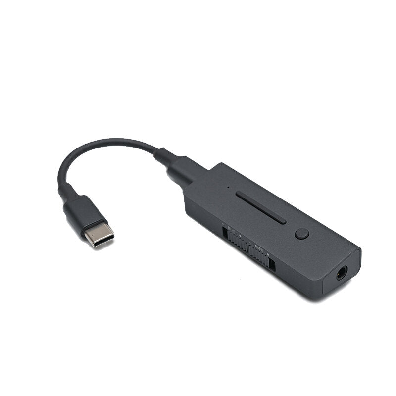 Portable Decoding Headphone Amp Type C DAC Bass Boost with 150mW Amplifier