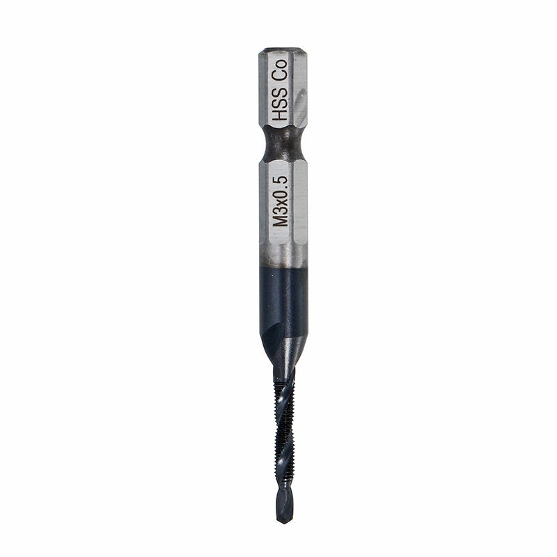HRC89 M3-M10 Combination Drill Tap Bit Set TiAlN Coated Deburr Countersink Drill Bits