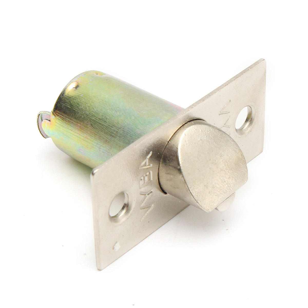 Stainless Steel Round Door Knobs Handle Entrance Interior Passage Lock Entry with Key