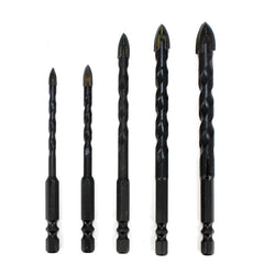 5-12mm 4 Flutes Triangle Overlord Drill Hole Saw Cutter Electric For Tile Concrete Glass Marble