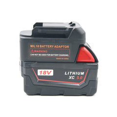 Convert Adapter For Miwakie M18 Series 18V Lithium Battery to DEW 18V/20V MAX DCB Series Lithium Battery