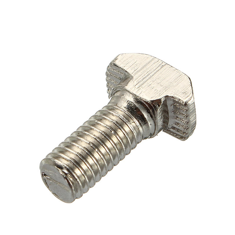 10Pcs M5 20 T-Bolt Carbon Steel European Standard Screws