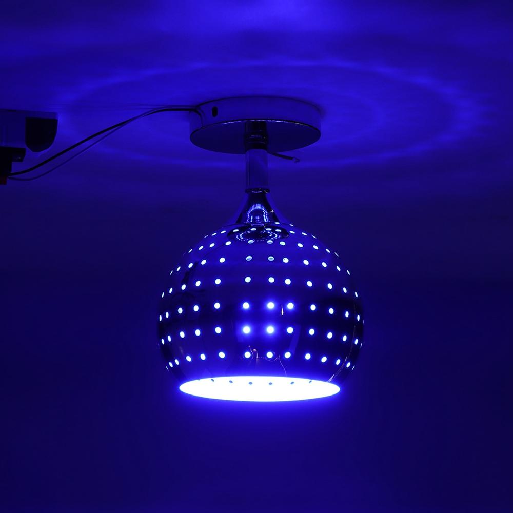 Glass Mirror Ball Ceiling Pendant Light Modern Chandelier Lamp 110V-240V