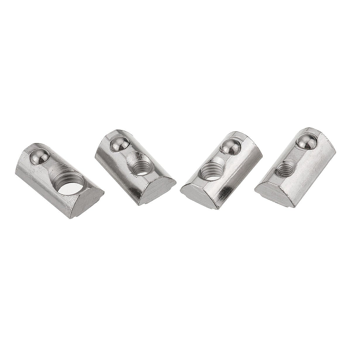 50pcs 40 Series T Slot Elastic Nut Round Roll Spring Nut for 40 Series Aluminum Profile