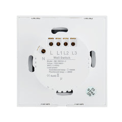 WIFI Smart Voice Control Glass Panel Switch EU Plug Waterproof Glass Touch Screen Support Alexa Google1/2/3 Gang Timer Switch