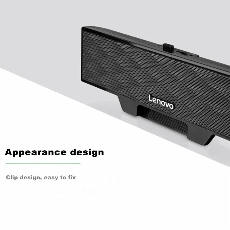 Speaker Double Drivers Stereo Soundbar USB Powered 3.5mm Wired Computer Sound Bar Mini Soundbar Speaker For PC Tablet Cell Phone