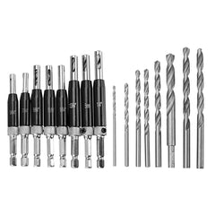 8pcs 16pcs Self Centering Door Hinges Drill Bit Hole Puncher Reaming Tool Countersink Drill Bit