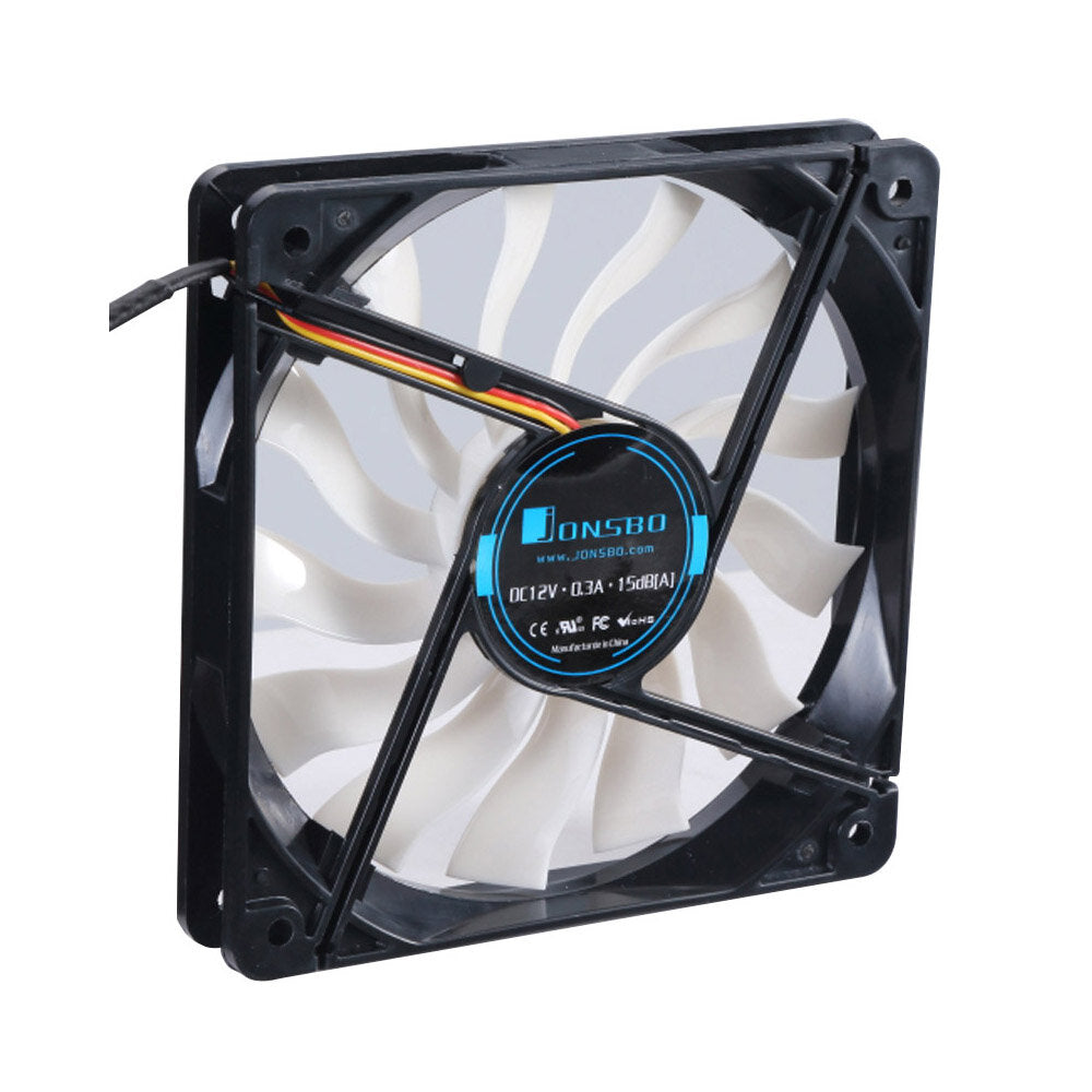12cm Chassis Cooling Fan Smart Ultra-thin 4Pin CPU Silent PC Case Cooler for Computer