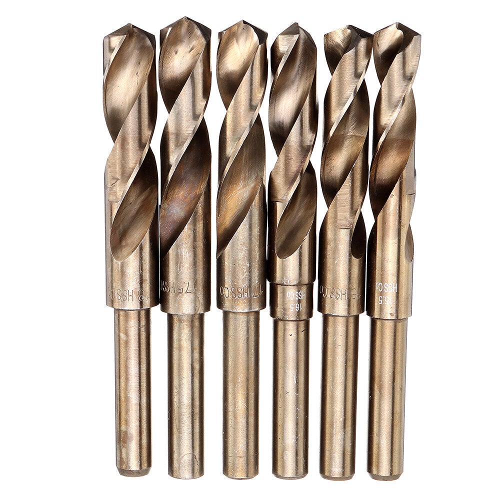 Cobalt Reduced Shank Drill Bit M35 13.5-30mm HSS Drill Bit 1/2 Inch Shank