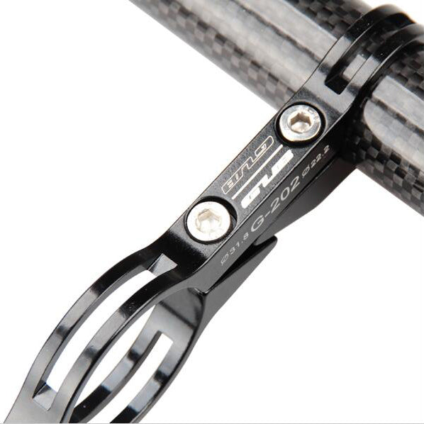Carbon Fiber Al Bike Bicycle Extended Handlebar Extension Light Lamp Computer Phone Mount Bracket Stand Holder