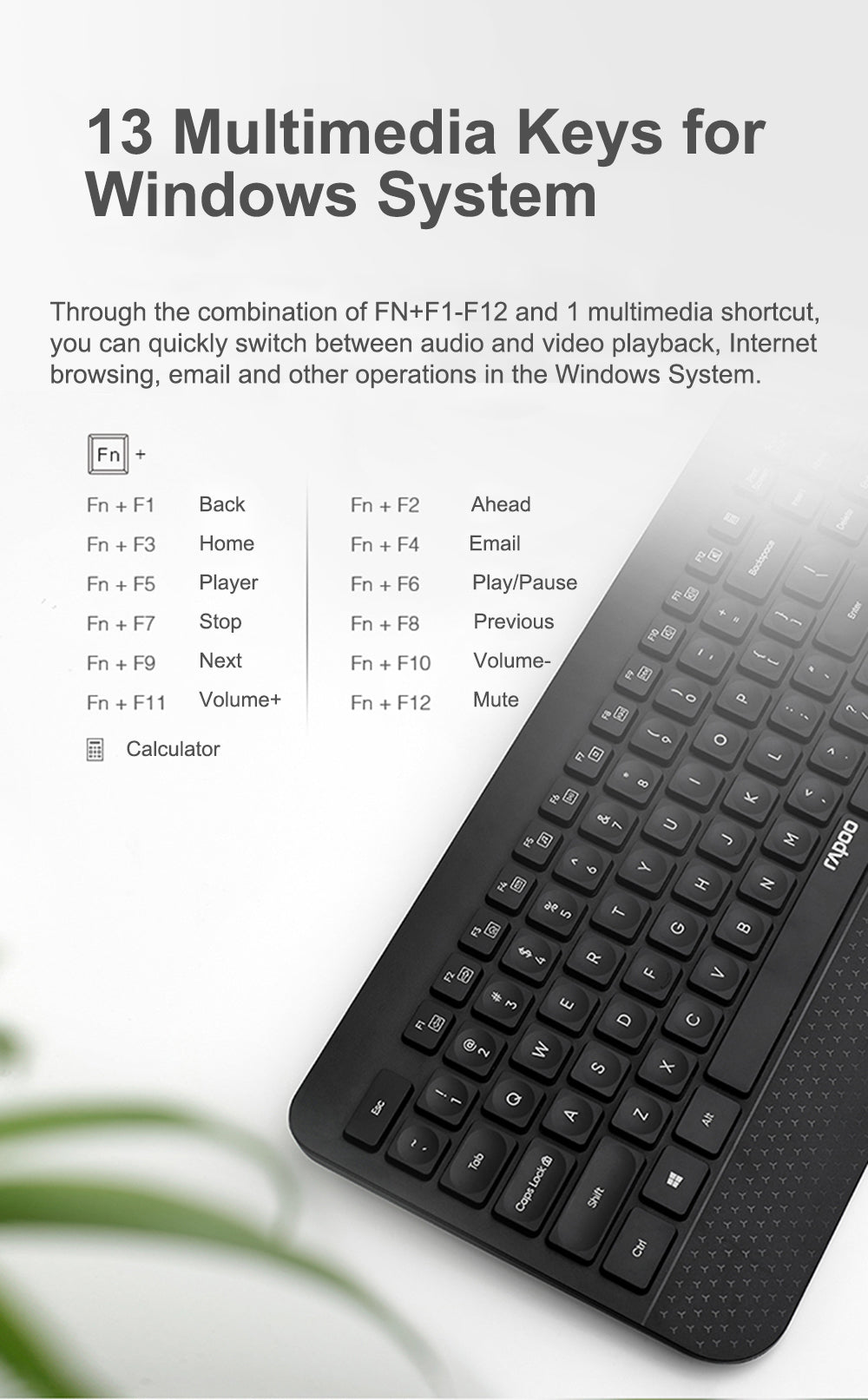 2.4G Wireless Keyboard Mouse Combo 105 Keys Waterproof Keyboard 1000DPI Silent Portable Optical Mice with USB Receiver Set for Laptop PC Notebook