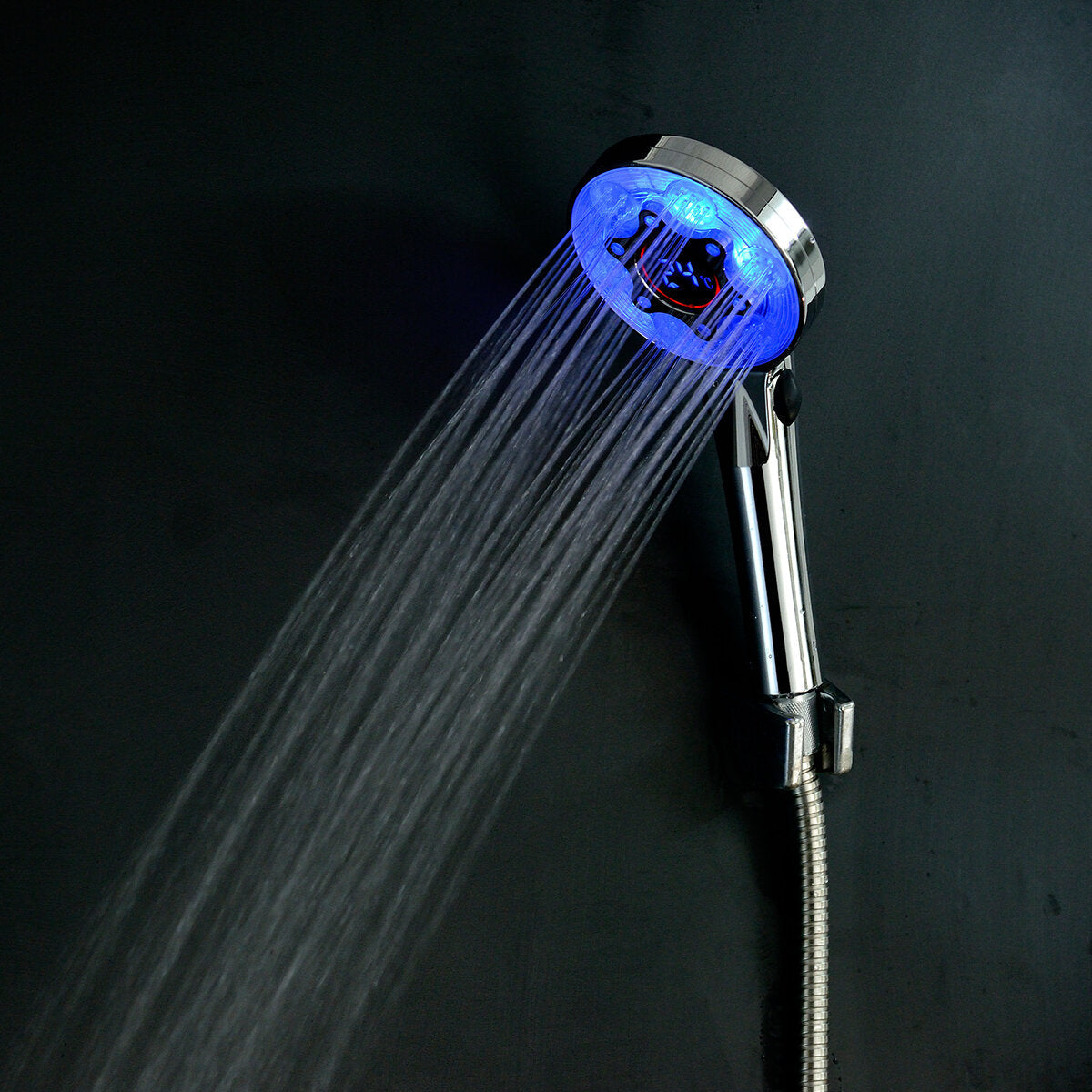 3 Color LED Shower Head Digital LCD Display Temperature Control Shower Head