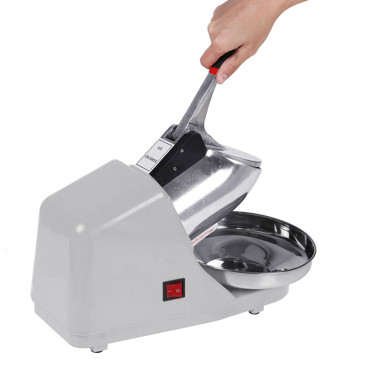 65KG/H 2200R/min Electric Ice Crusher Shaver Commercial Machine Snow Maker