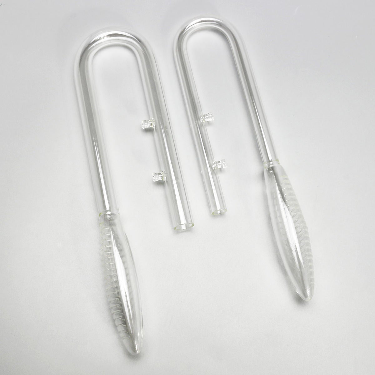 Aquarium Fish Tank Lily Violet Inflow Glass Pipe 13/17mm Tube + Suction Cups Set