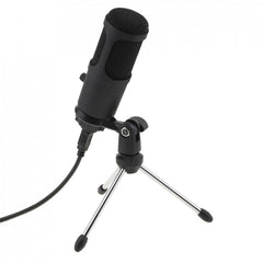 Metal USB Condenser Microphone Recording for Laptop Computer Windows Cardioid Vocals Voice Live / Video