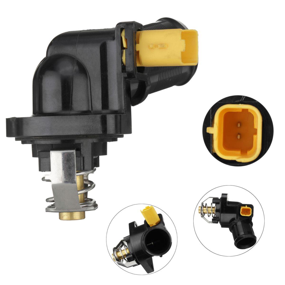 Engine Coolant Thermostat With Housing For Peugeot Bipper