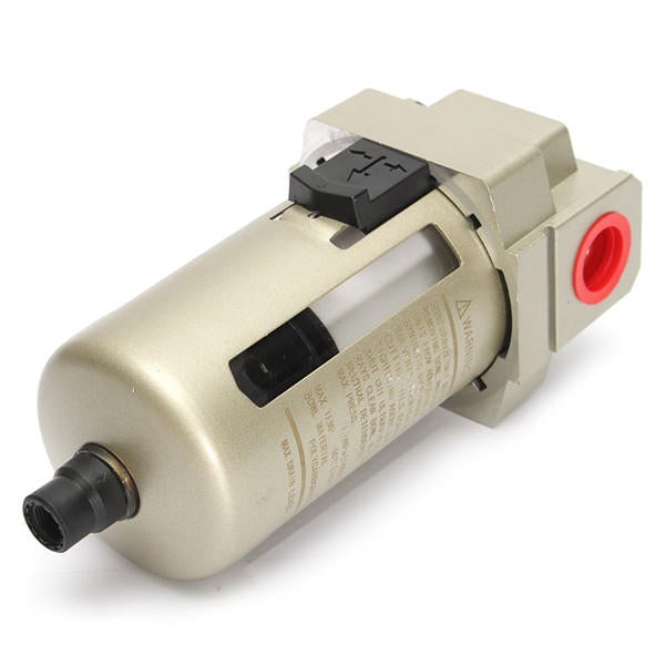Air Filter 1/2" Air Inline Drain Filter Compressor Water Moisture Trap Separator