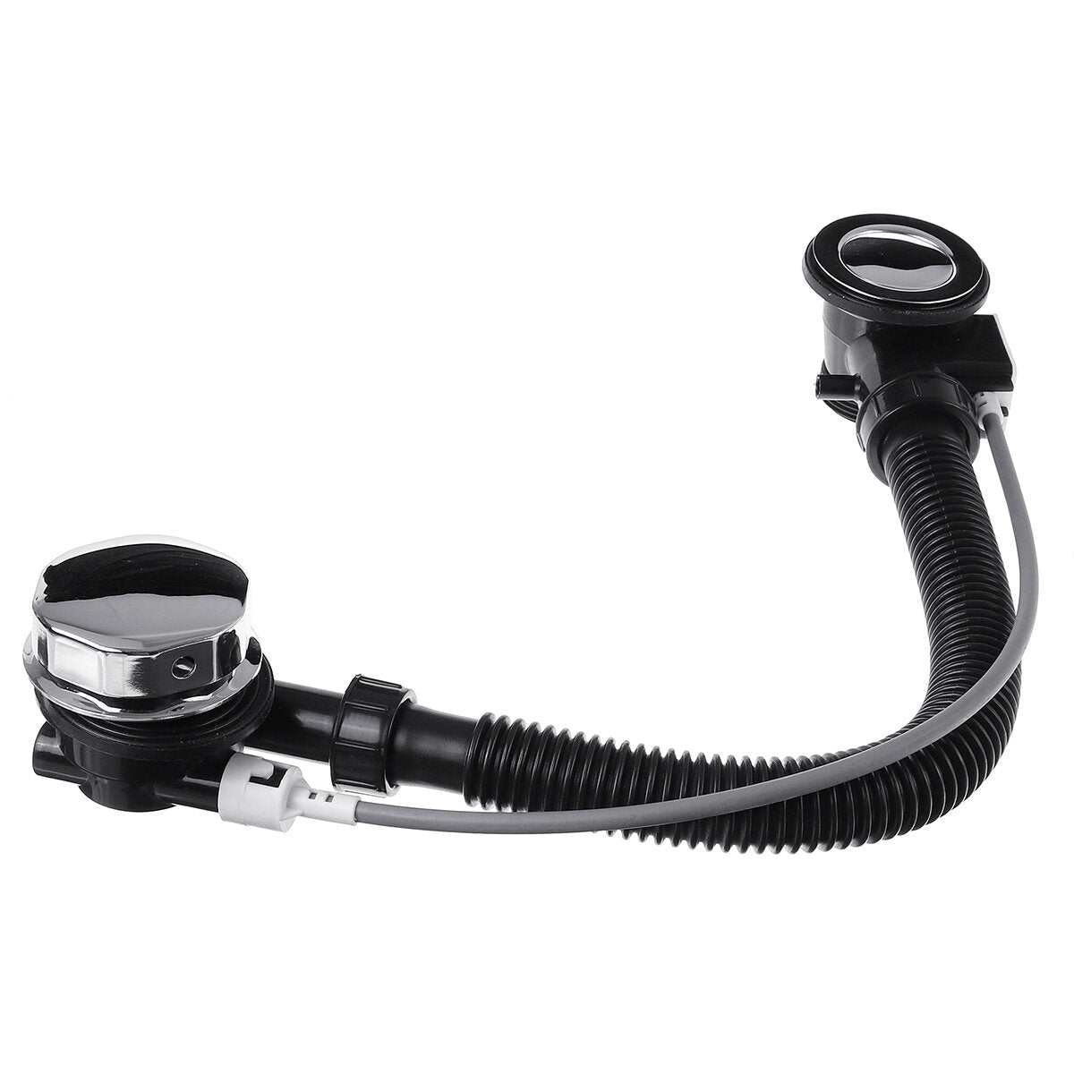 Rotary Bathtub Drain Water Removal Device Sewer Pipe Chorme Drainpipe