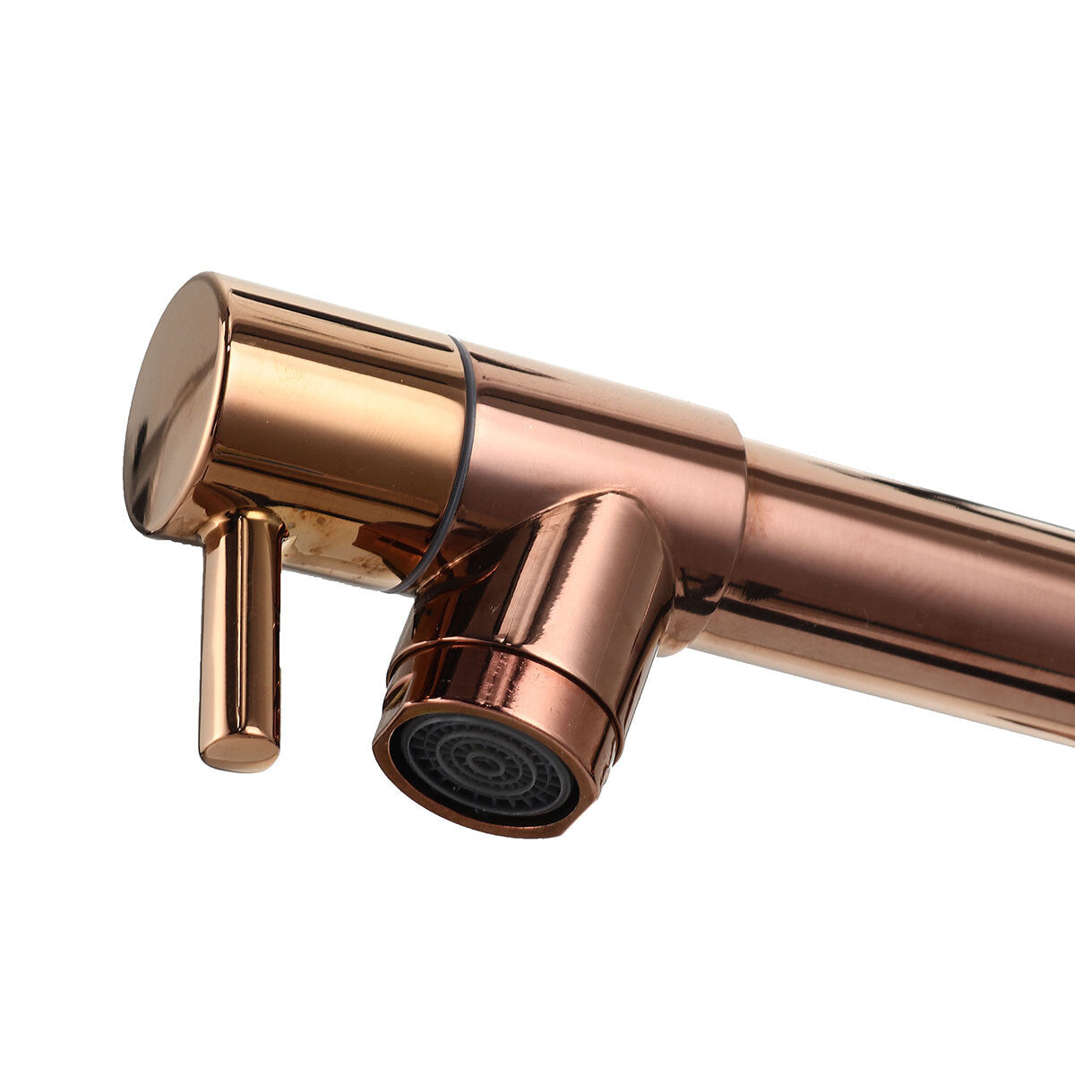 Modern Kitchen Sink Faucet Pull Out Spring Sprayer Tap Two Water Outlet Hot And Cold Mixed