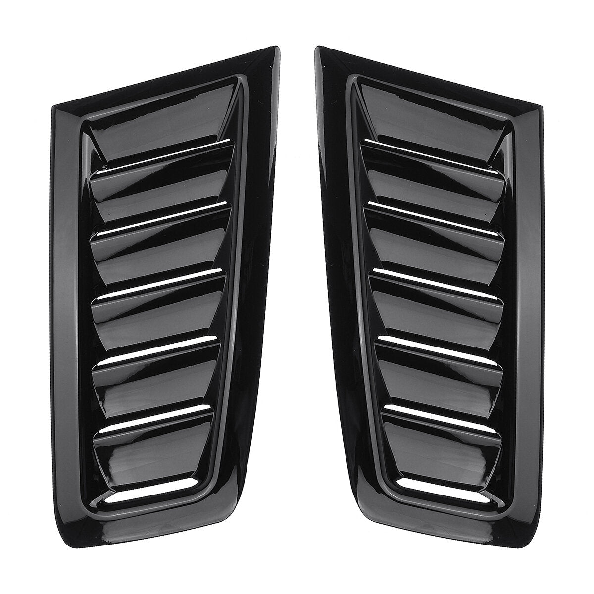 Car RS Style Bonnet Vents Universal Glossy Black For Ford Focus
