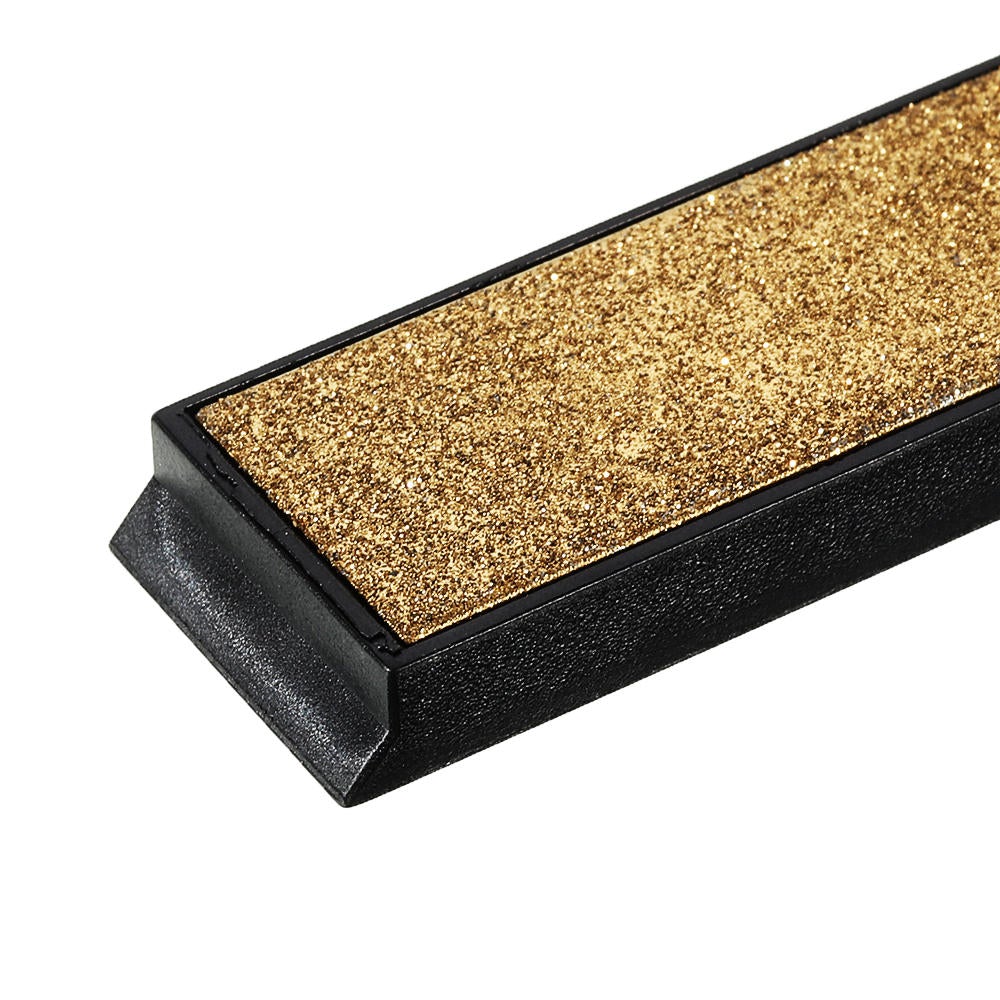Titanium Coated Diamond Knife Sharpener 80-2000 Grit Angle Sharpening Stone Whetstone Bar with Base