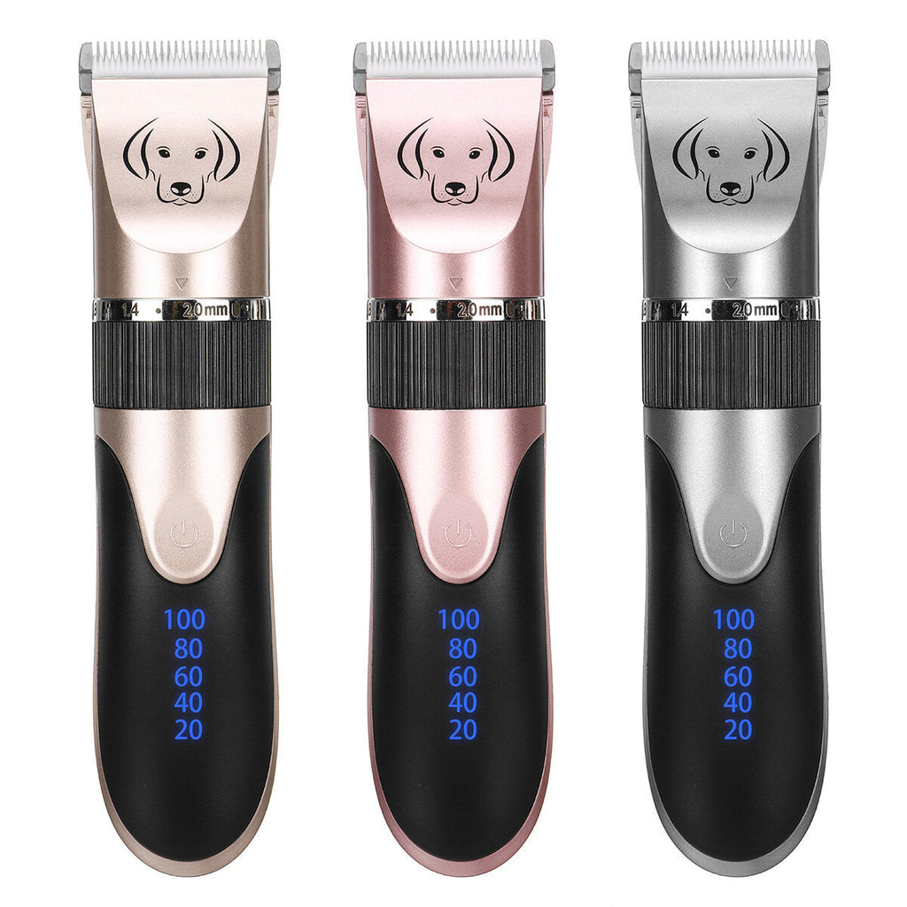 Professional Pet Cat Dog Clipper Grooming Electric Type-C Rechargeable Trimmer