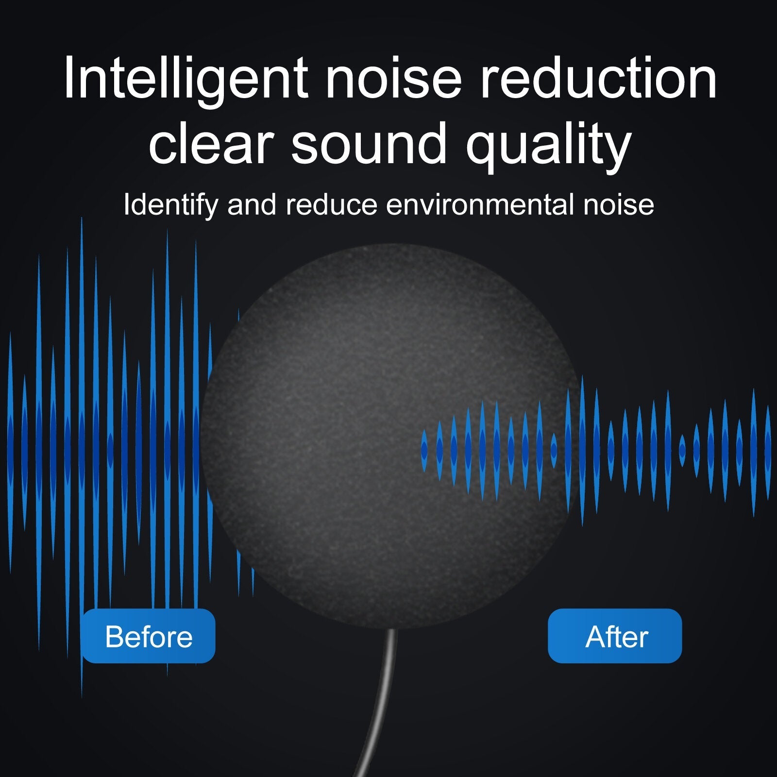 Motorcycle Helmet Bluetooth 5.0 Navigation Noise Reduction Handsfree Headset