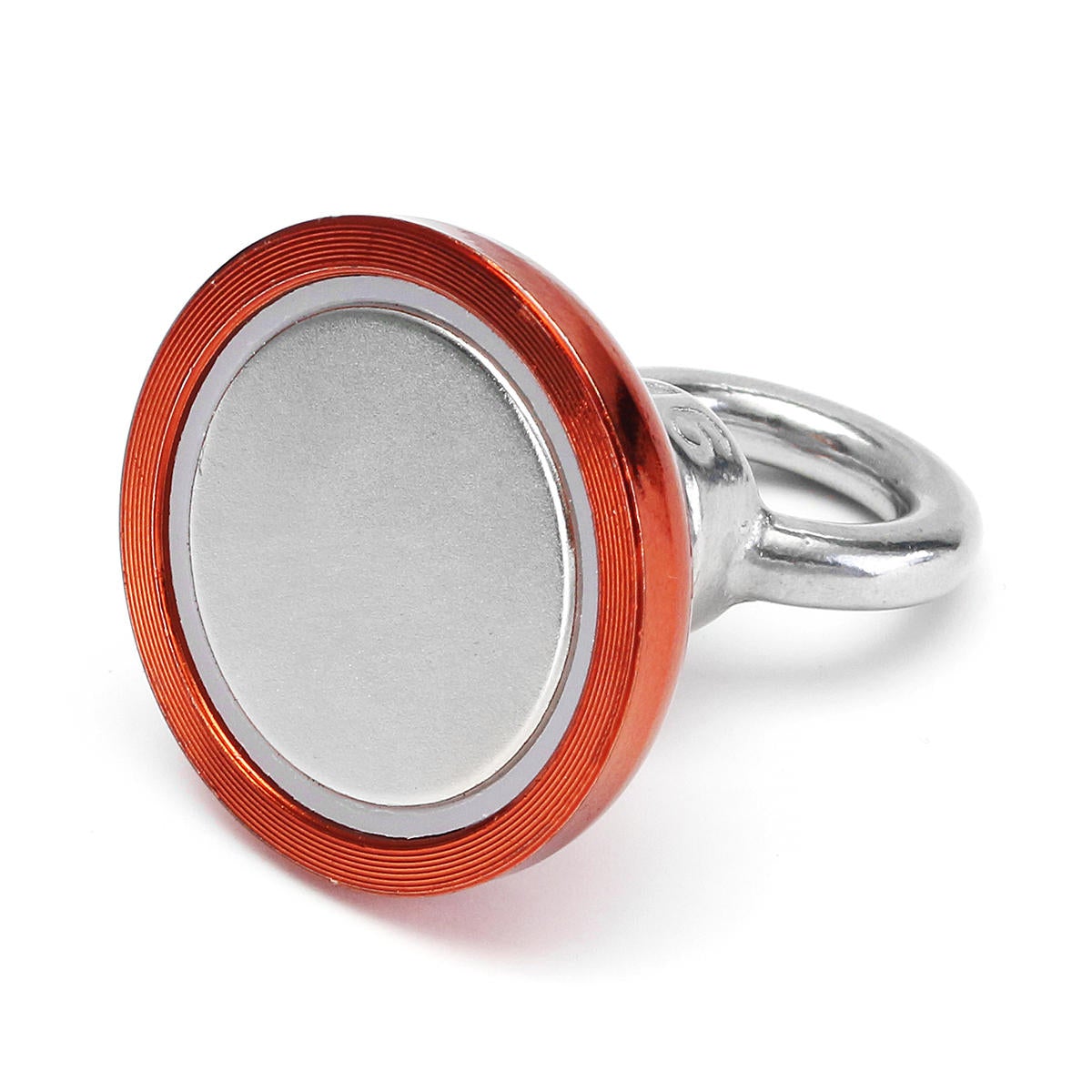 36mm 50kg Neodymium Recovery Magnet Metal Detector Eyebolt Ring Red/Yellow/Blue