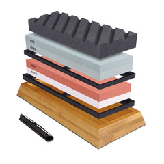 400/1000 3000/8000 Grit Sharpening Stone Double-Sided Gindstone for Kitchen Cutter Sharpener Stone Whetstone Sharpening Tools