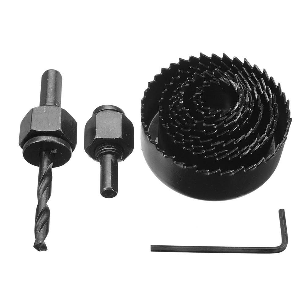 11pcs Forstner Drill Bit Set Hinge Hole Cutter For Woodworking Plasterboard High-Speed Steel