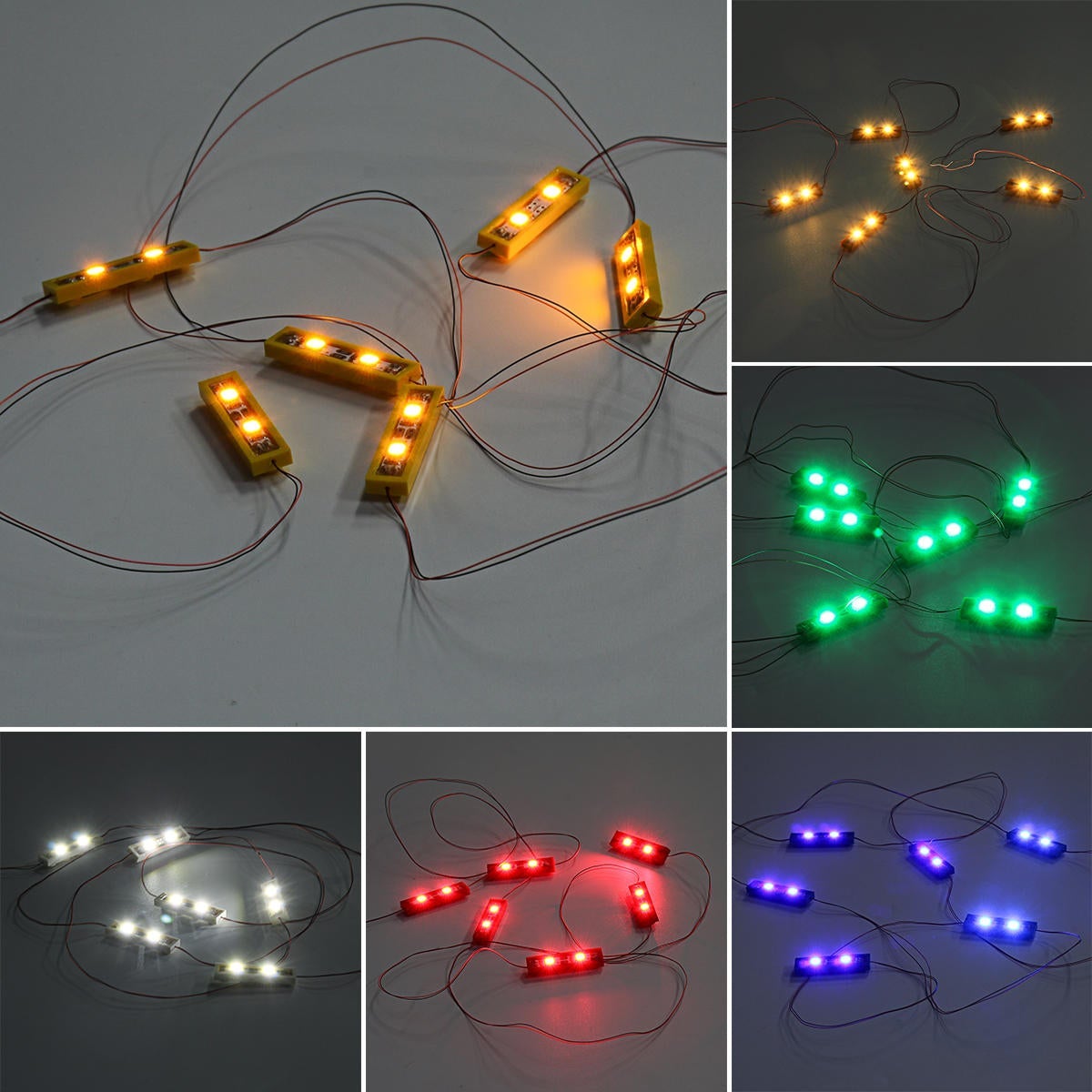 Universal DIY LED Light Brick Kit Toys USB Port Blocks Accessories Decor