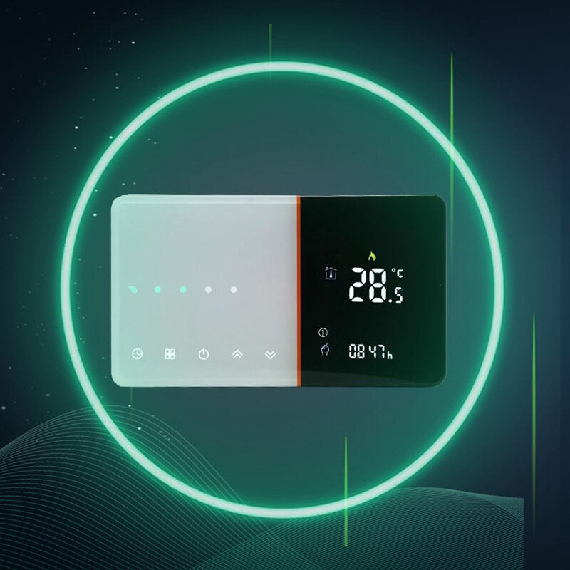 WIFI Smart Thermostat LCD Programming Room Controller Works with Alexa Google Home