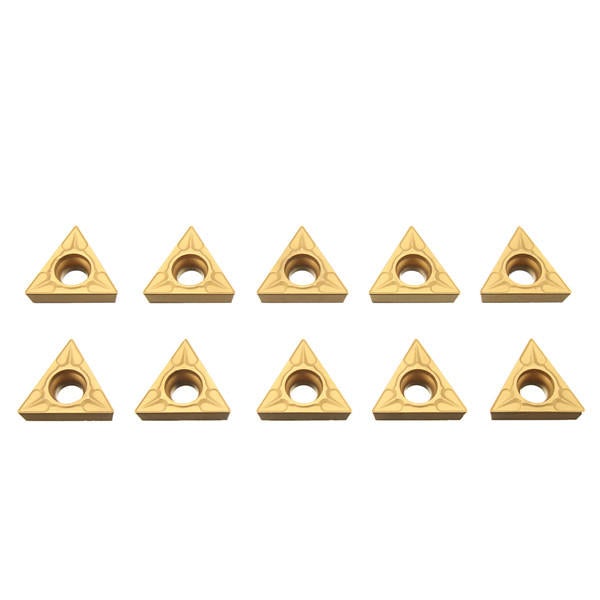 10pcs Carbide Inserts Triangular Tungsten Steel Carbide Inserts For Turning Tool