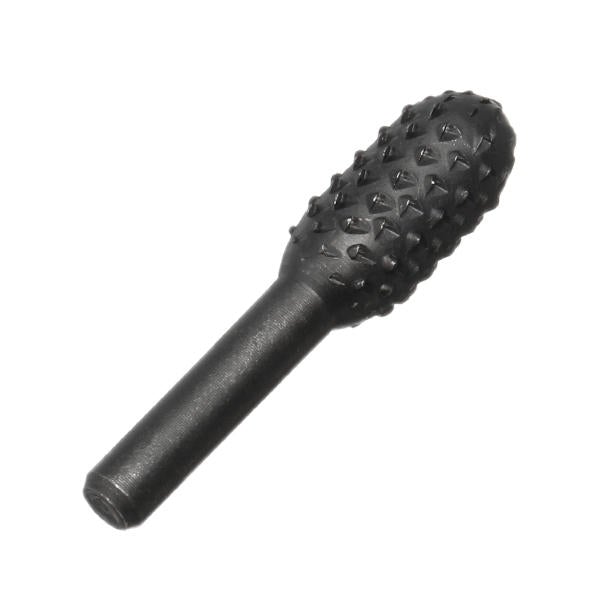 5Pcs 6mm Round Shank Rotary Rasp Set Wood Working Grinding Drill Bits File Cutter