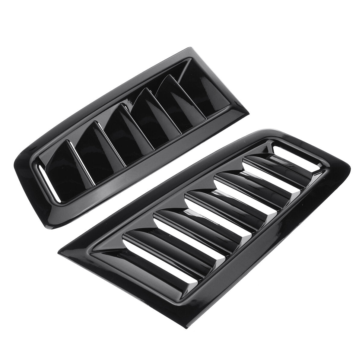Car RS Style Bonnet Vents Universal Glossy Black For Ford Focus