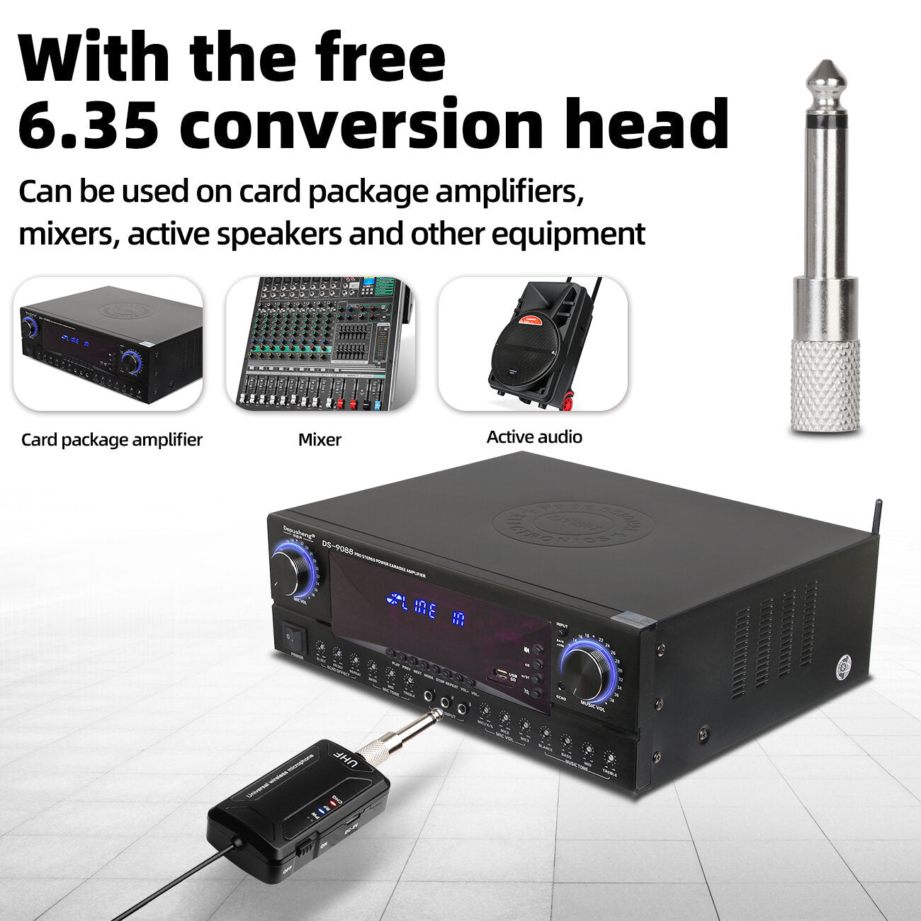 Wireless Microphone 25 UHF Dual Channel Super HD Recording microphone for DSLR Camera For YouTube Vlog Portable