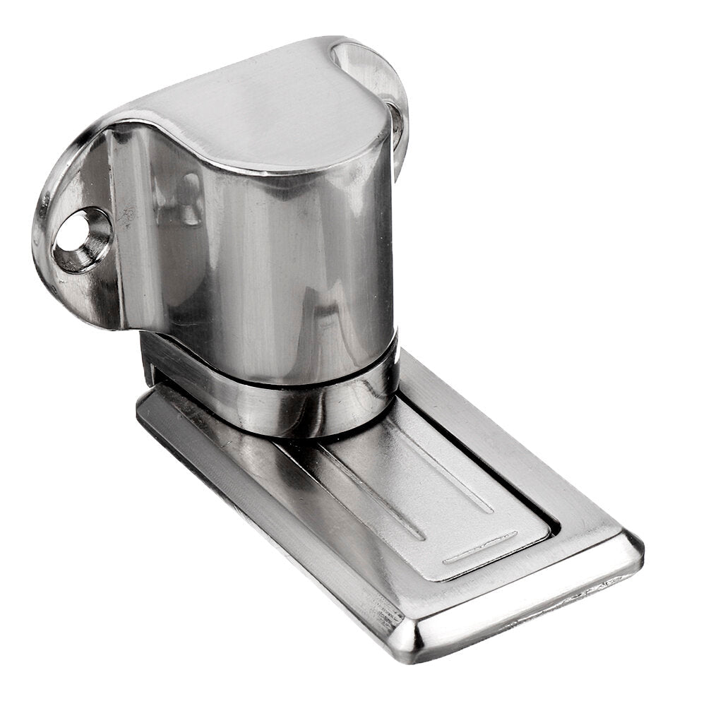 Solid Zinc Alloy Adjustable Magnetic Door Stopper Hidden Floor Mount Door Catch Free Punching Door Holder w/ 3M Sticker